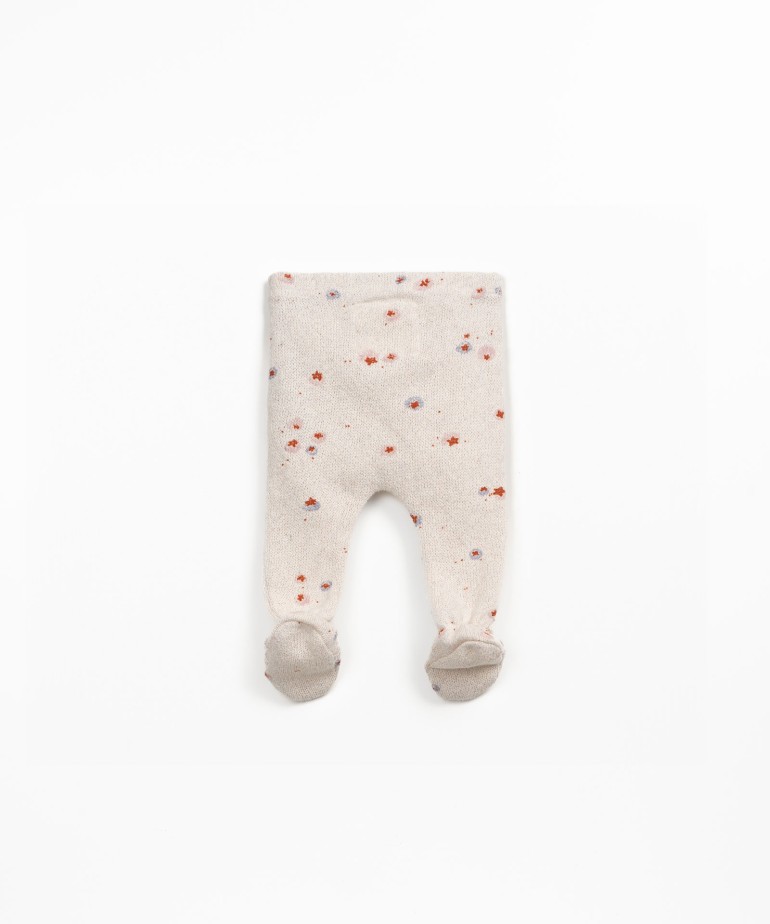 Jersey trousers in a blend of organic cotton and regenerative cotton