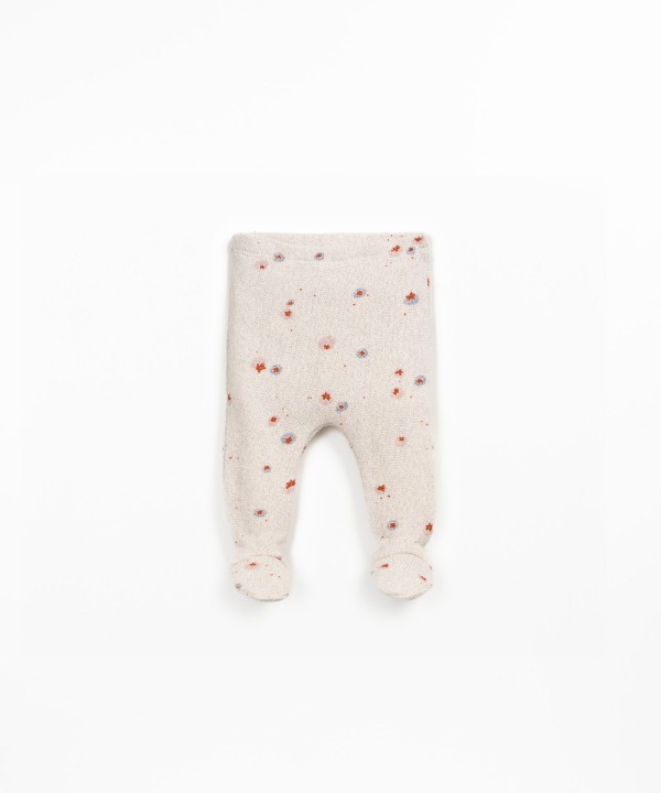 Cal�a de malha com mistura de algod�o org�nico e algod�o regenerativo