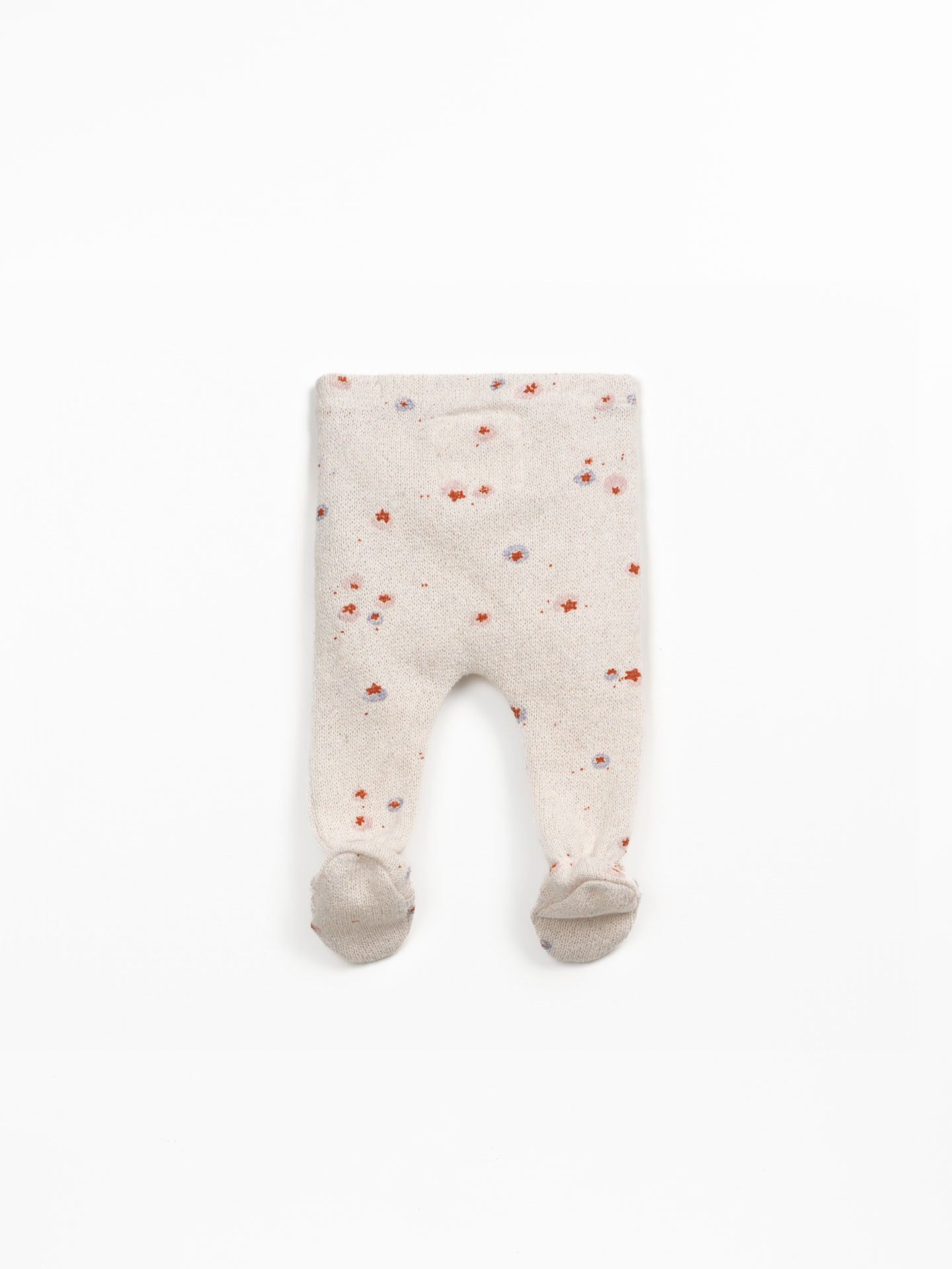 Calça de malha com mistura de algodão orgânico e algodão regenerativo