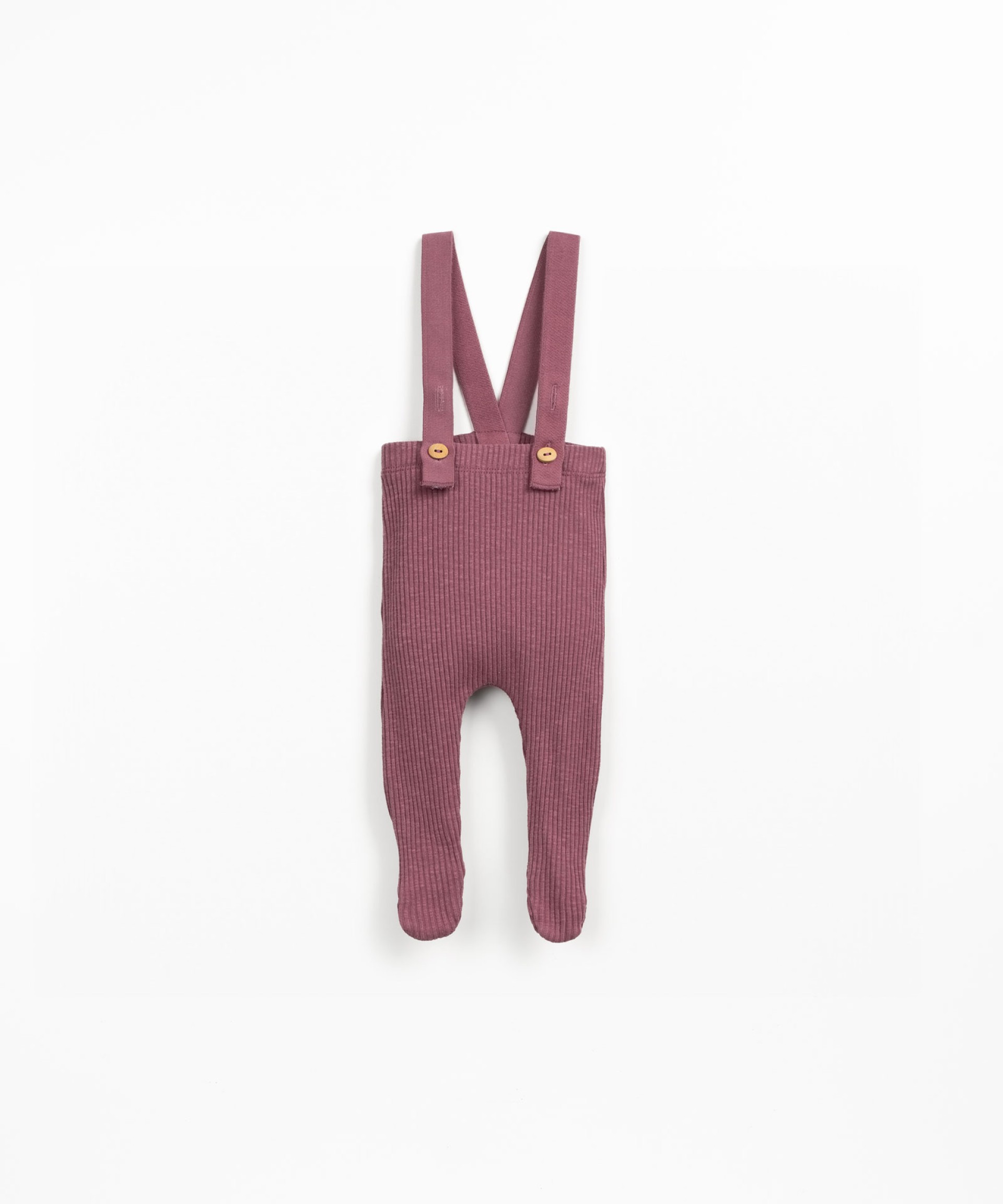 Leggings de punto con pies integrados