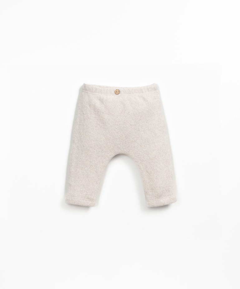 Leggings en mezcla de algodn regenerativo y algodn reciclado