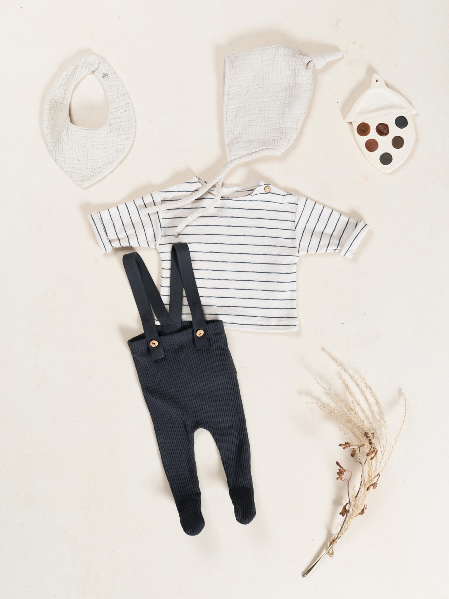 Leggings de malha em algodão orgânico