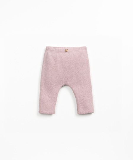 Leggings com mistura de algod�o regenerativo e algod�o reciclado