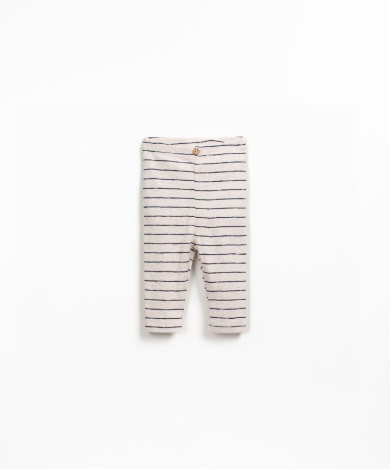 Leggings a rayas de algodn orgnico