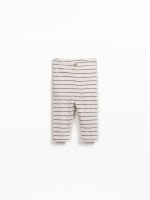 Leggings �s riscas em algod�o org�nico