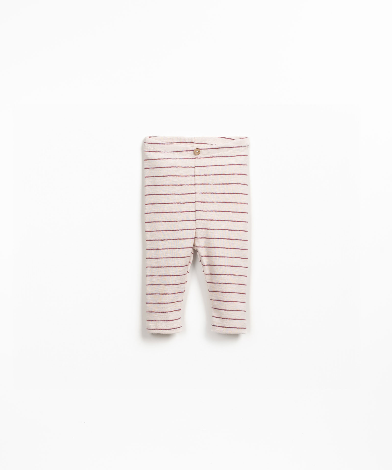 Leggings de rayas en algodón orgánico