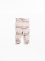 Leggings �s riscas em algod�o org�nico
