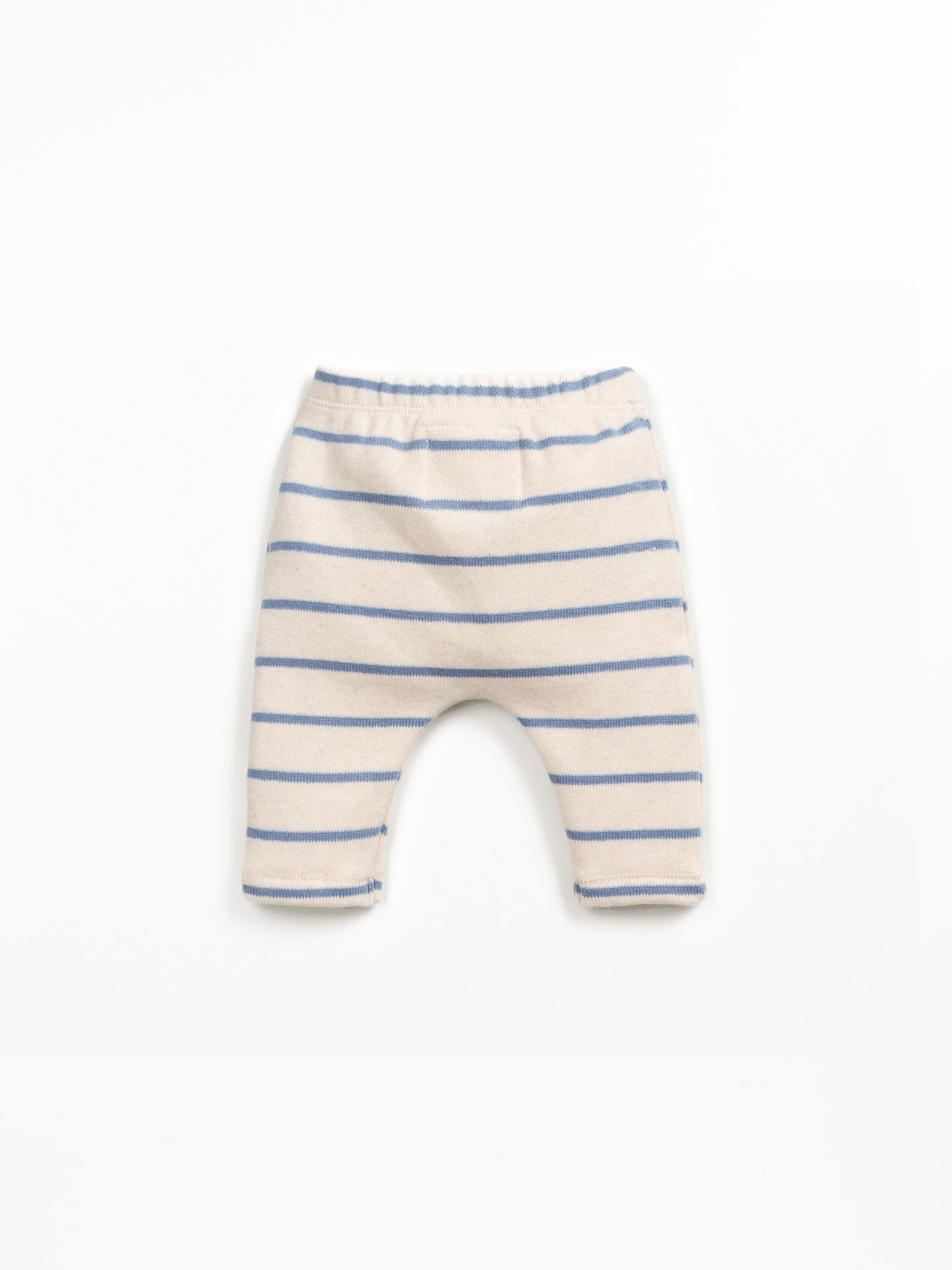 Leggings às riscas com carda interior