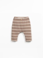 Leggings �s riscas com carda interior