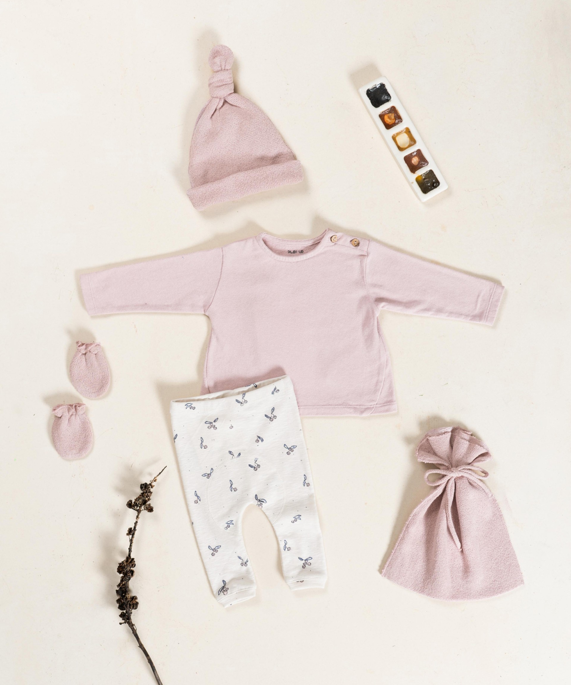 Leggings con estampado de madroos