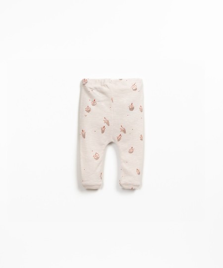 Leggings with natural fibers