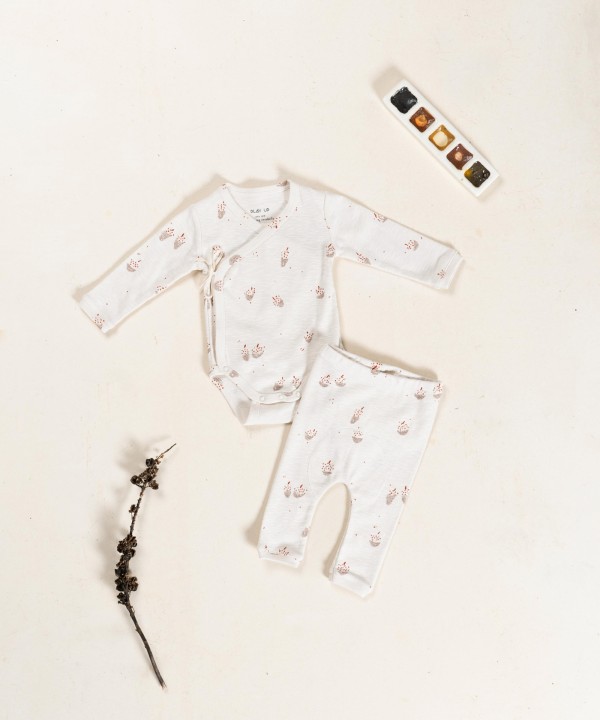 Leggings com fibras naturais