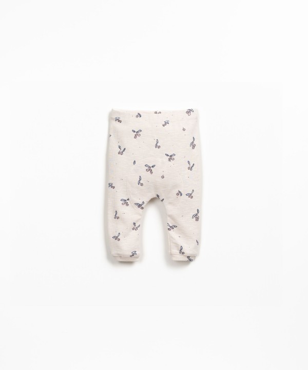 Leggings com fibras naturais