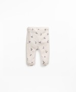 Leggings con estampado de madroos
