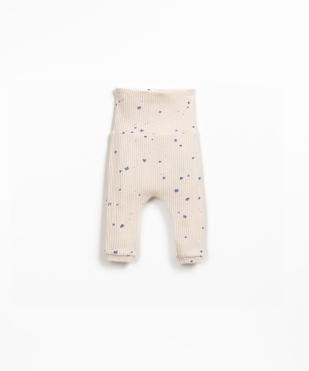 Jersey leggings with print