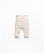 Leggings de punto con estampado de arndanos