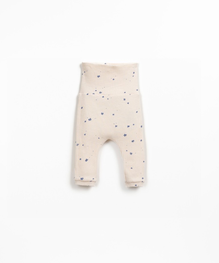 Leggings en maille avec imprim?