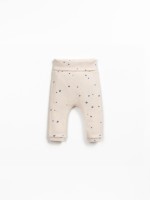 Jersey leggings with print