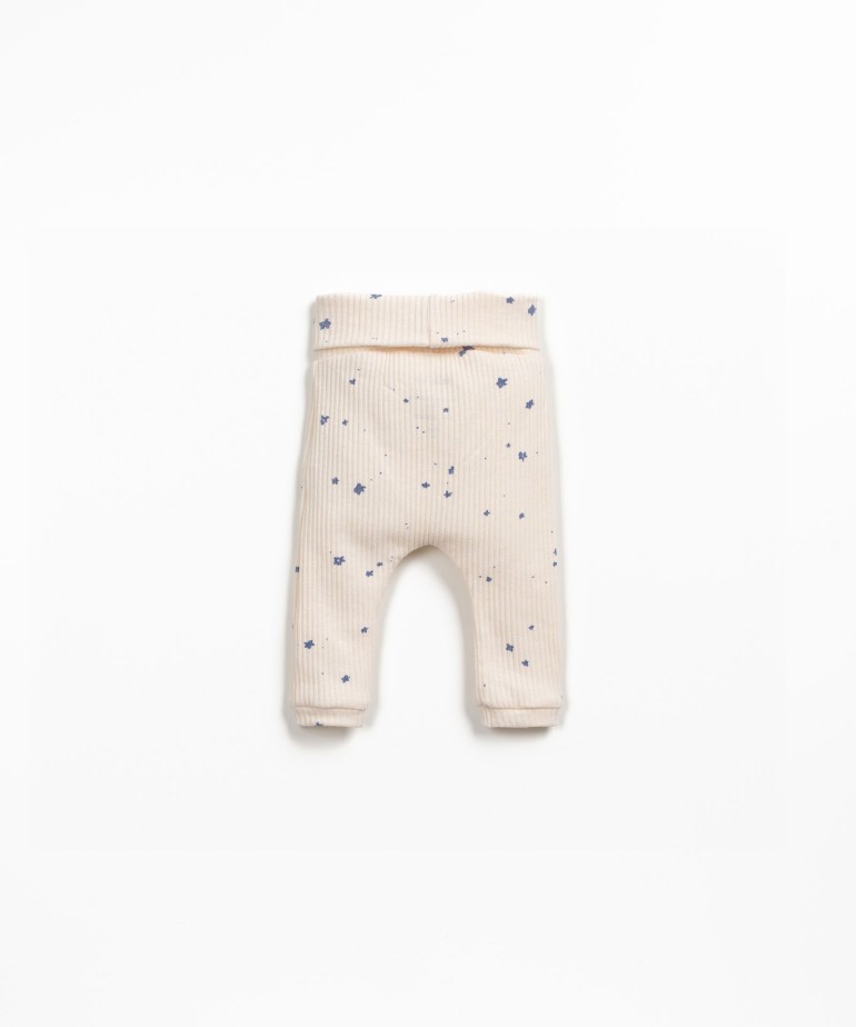 Jersey leggings with print