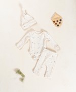 Leggings de punto con estampado de arndanos