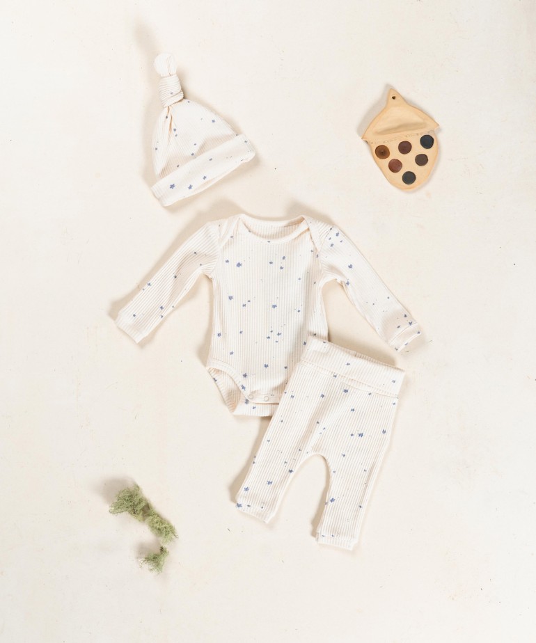 Jersey leggings with print