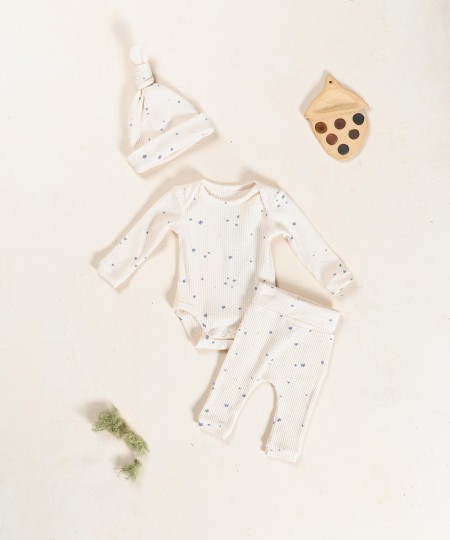 Jersey leggings with print