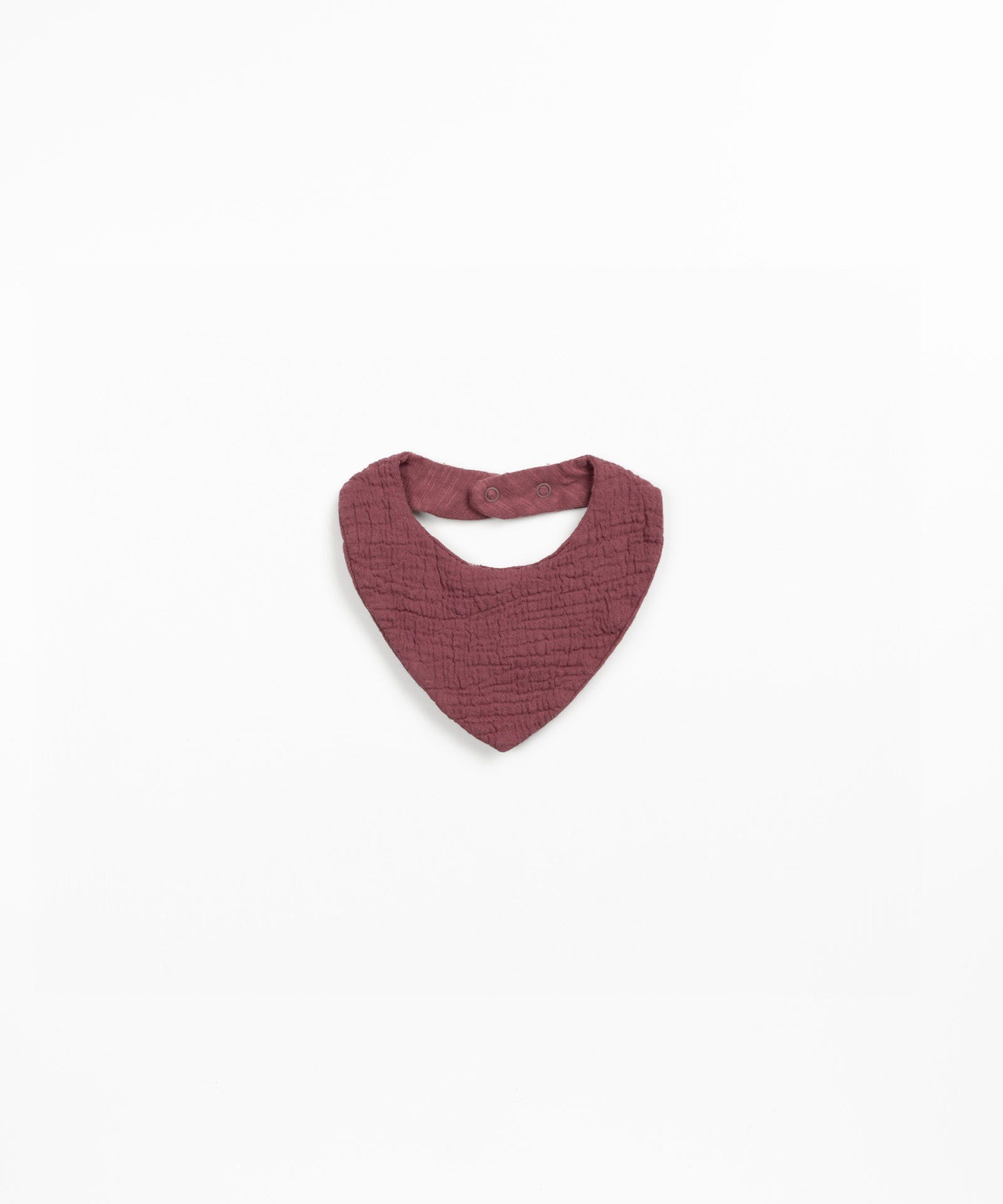 Fabric bib with lining
