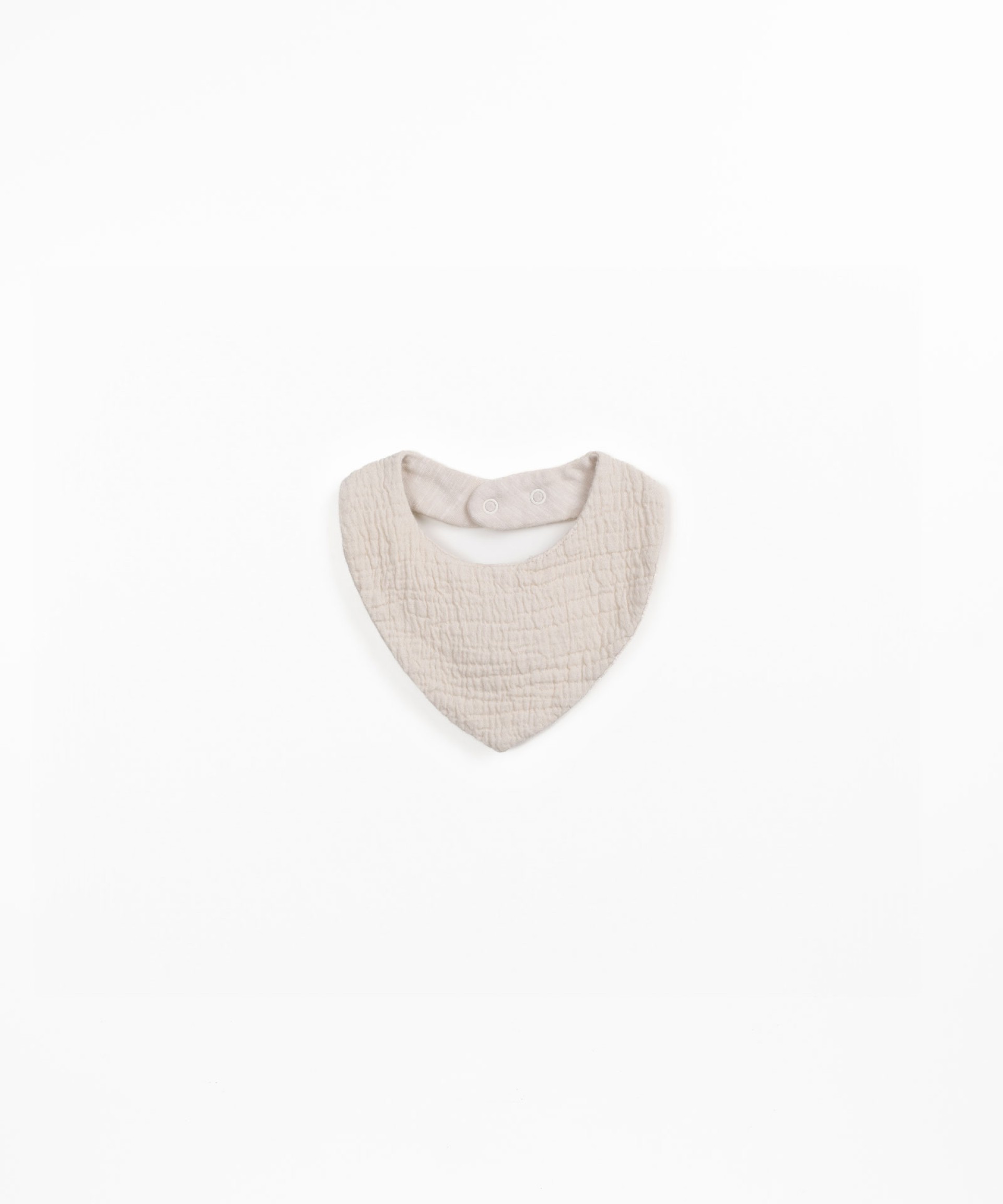 Fabric bib with lining