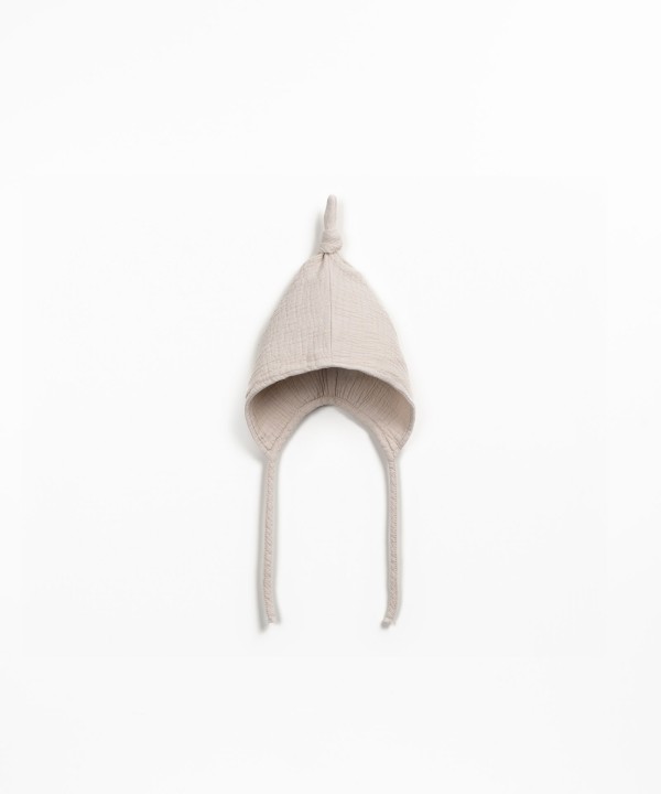 Cotton fabric beanie