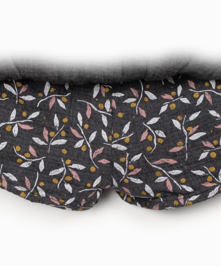 Leaf-print skort