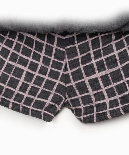 Falda-pantalón de tejido de algodón