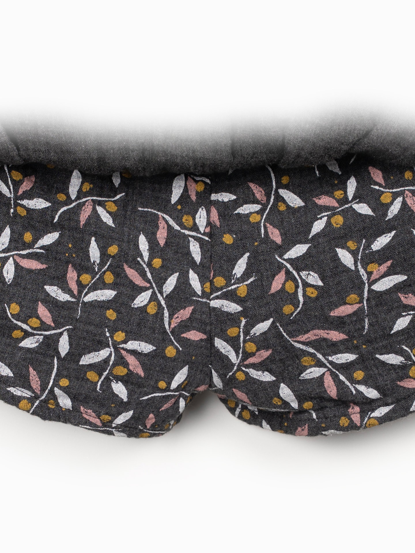 Jupe-short à imprimé petites feuilles