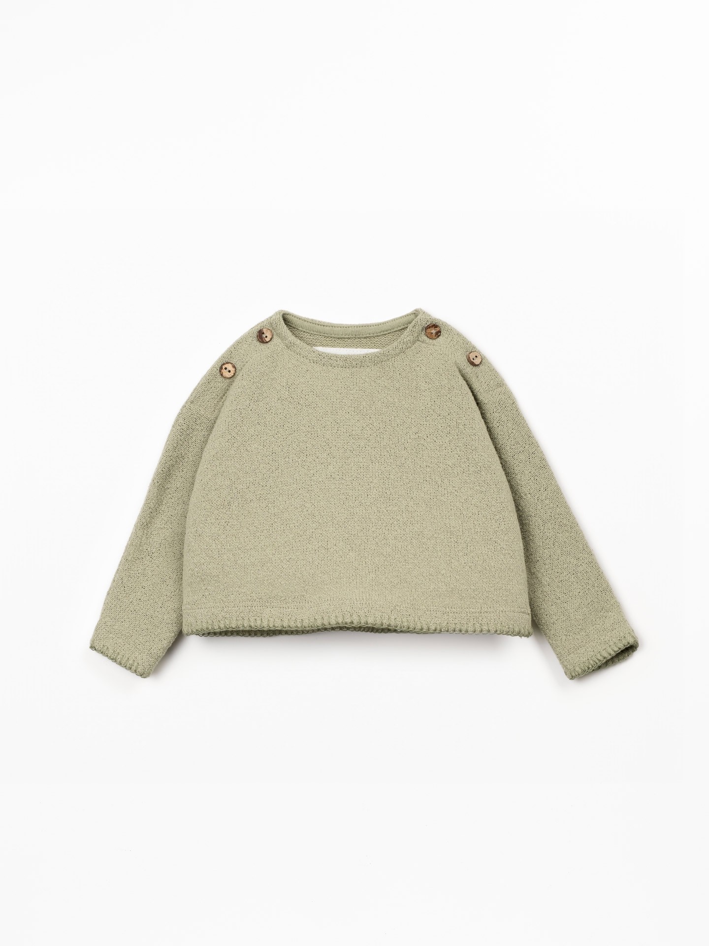 Maglia in misto fibre naturali e riciclate