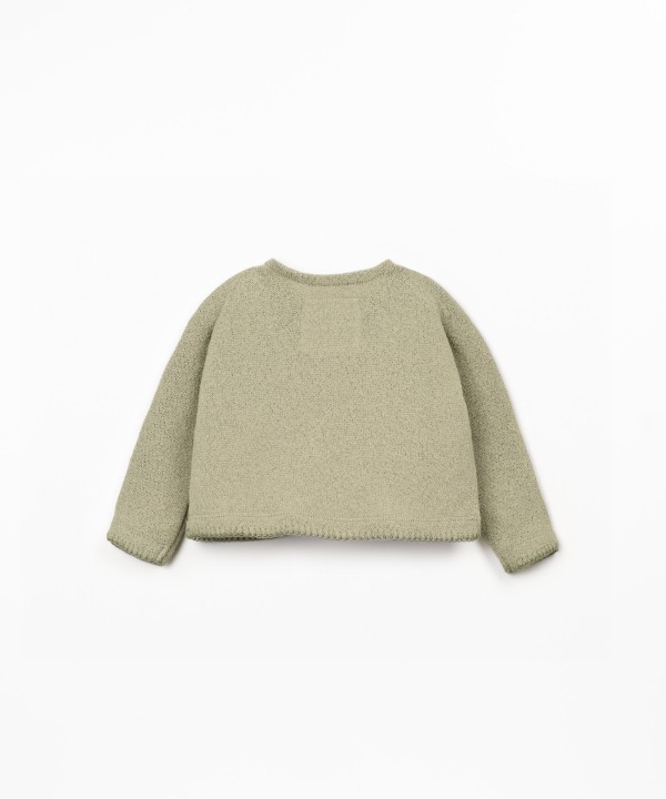 Maglia in misto fibre naturali e riciclate