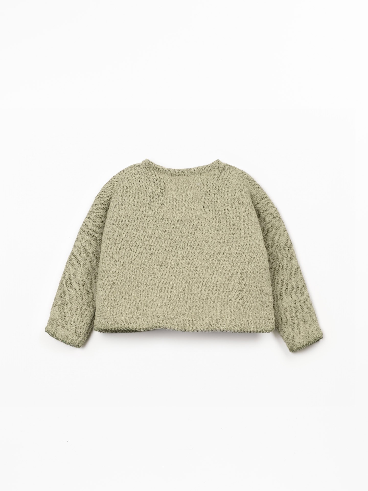 Maglia in misto fibre naturali e riciclate