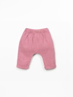 Pantaloni in tessuto di cotone biologico