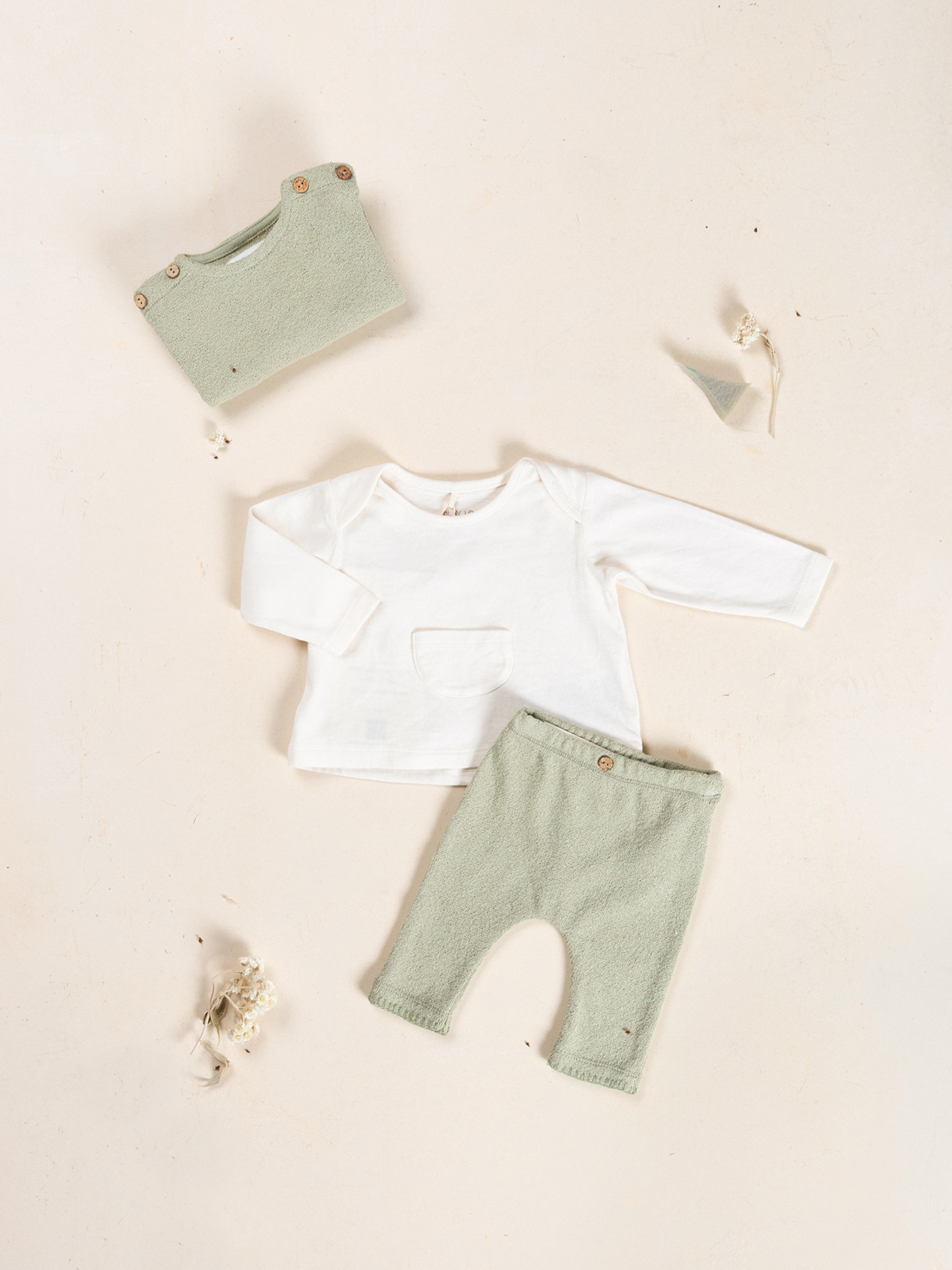 Leggings con fibre riciclate