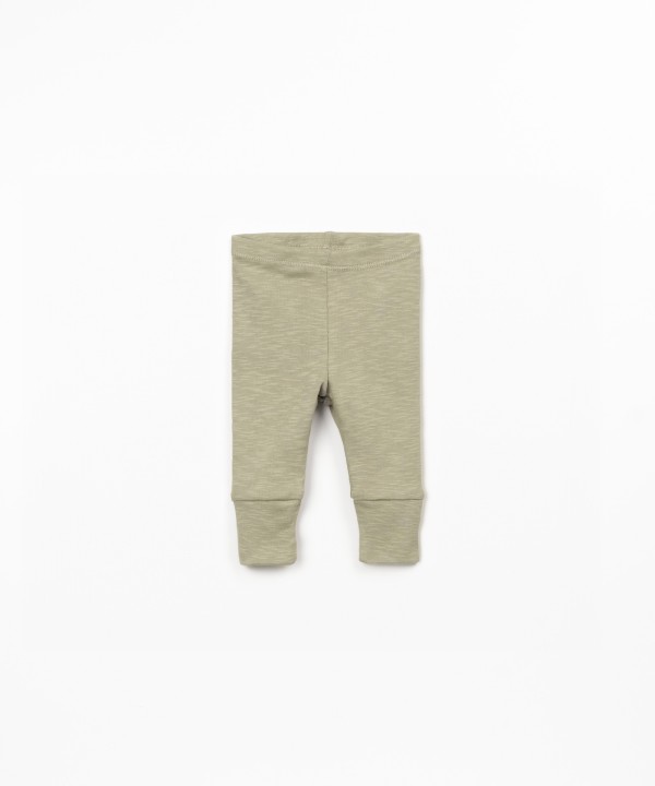 Leggings lisci in cotone biologico