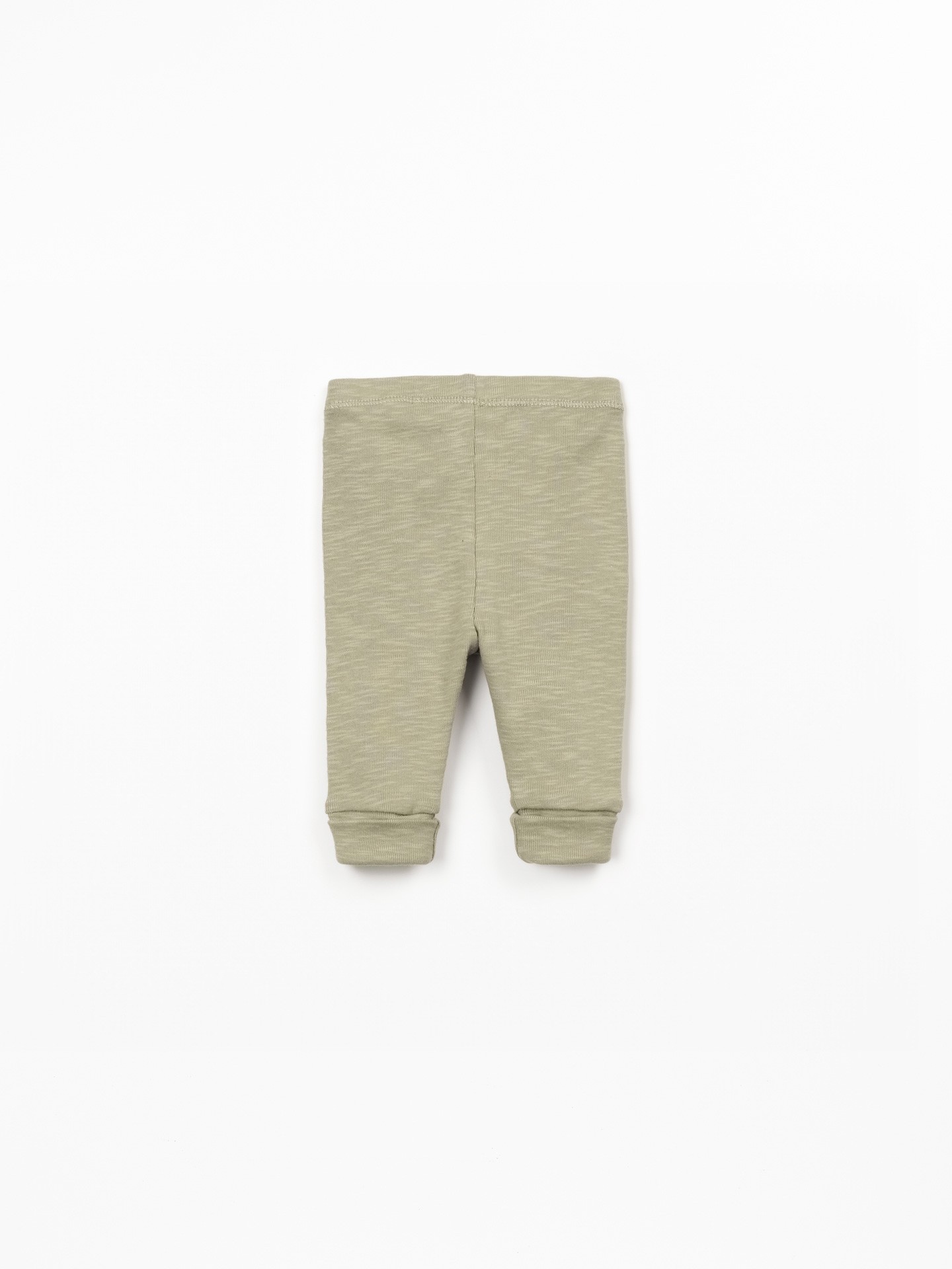 Leggings lisci in cotone biologico