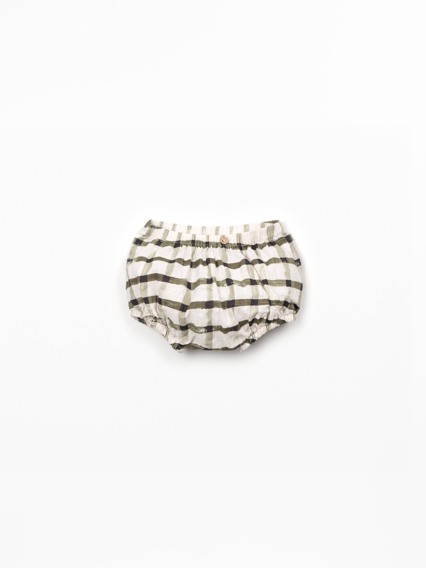 Pantaloncini in tessuto di cotone biologico con stampa