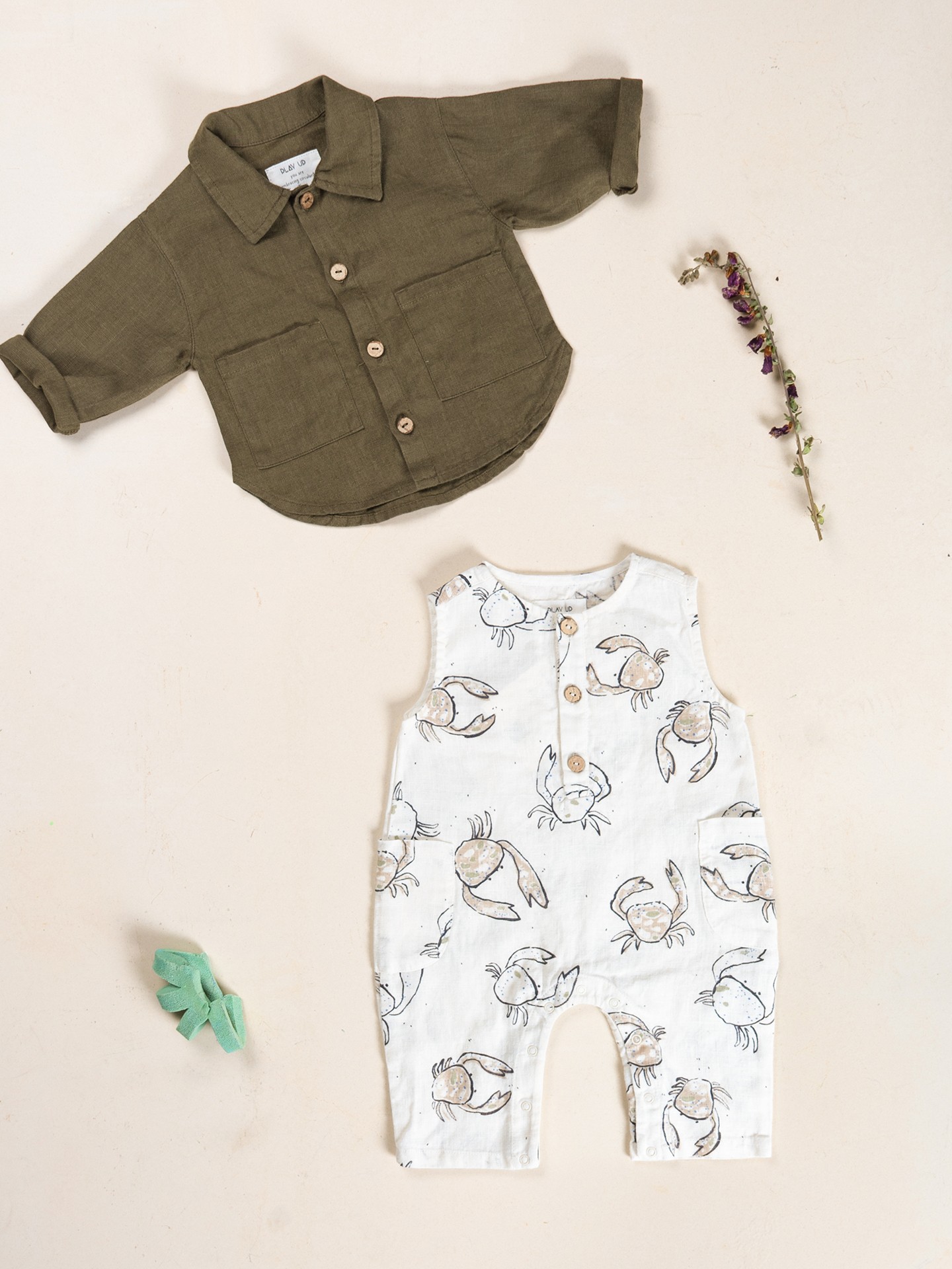 Camicia in tessuto di lino