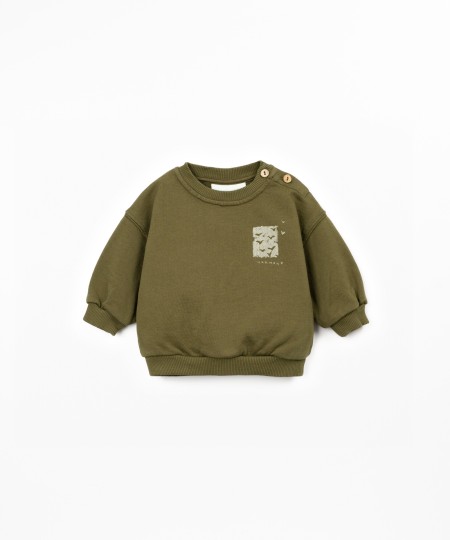 Pull en maille de coton biologique