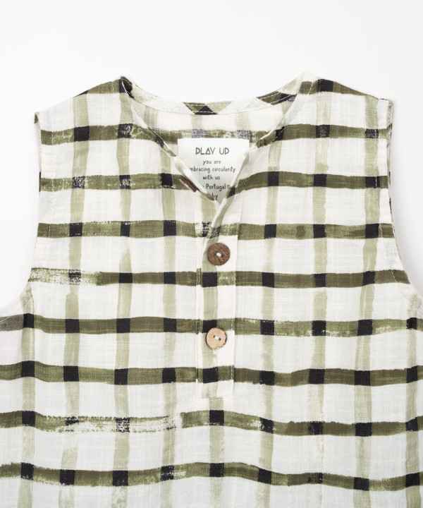 Tuta in tessuto di cotone biologico