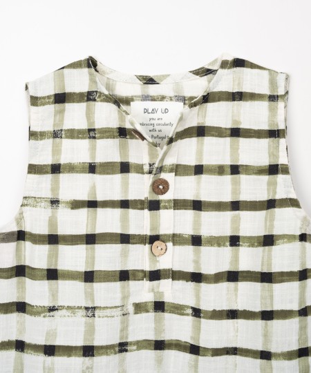 Tuta in tessuto di cotone biologico