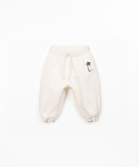 Pantaloni in maglia con disegno