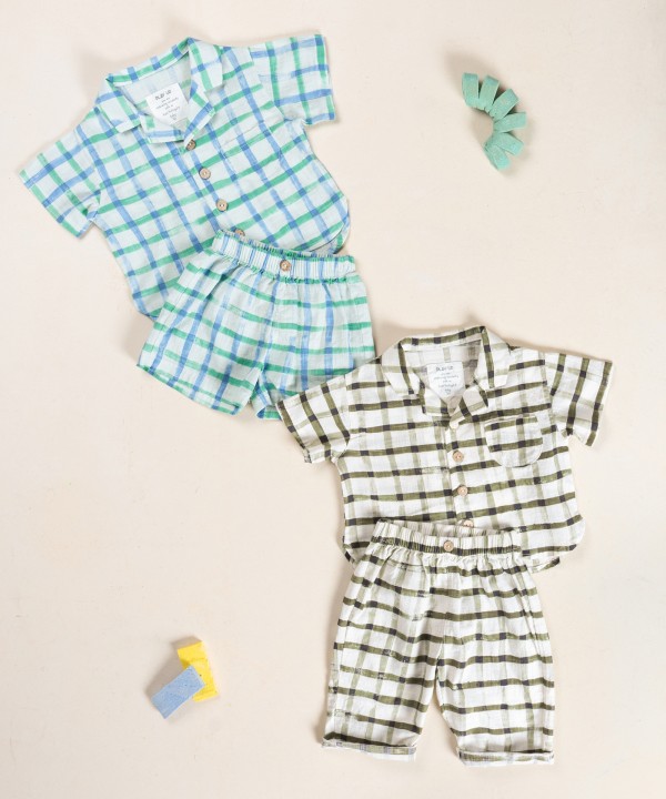 Pantaloni in tessuto con fibre naturali