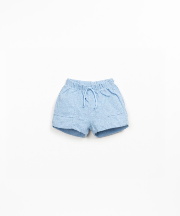 Pantaloncini in jersey di cotone biologico