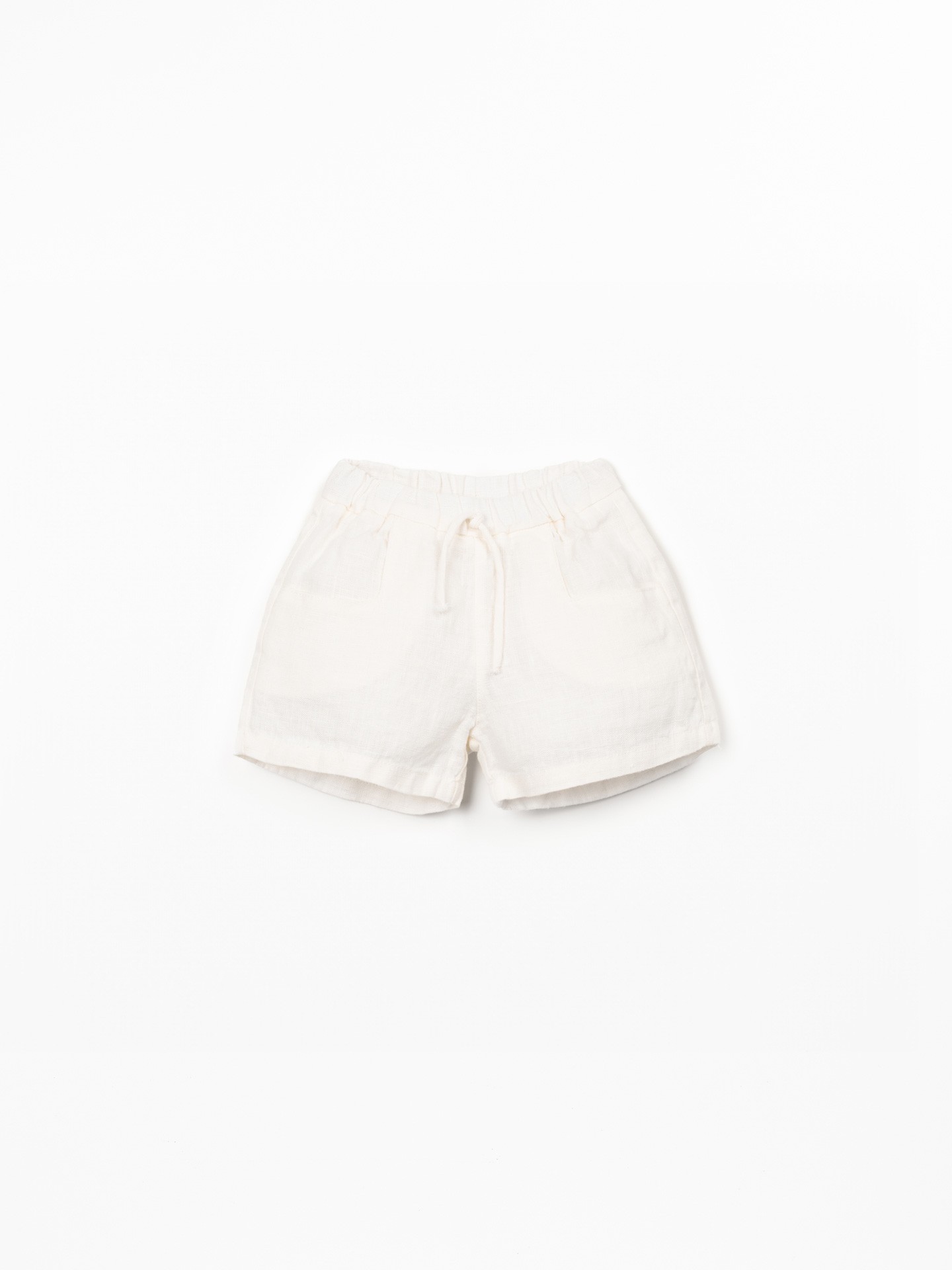 Pantaloncini in tessuto di lino