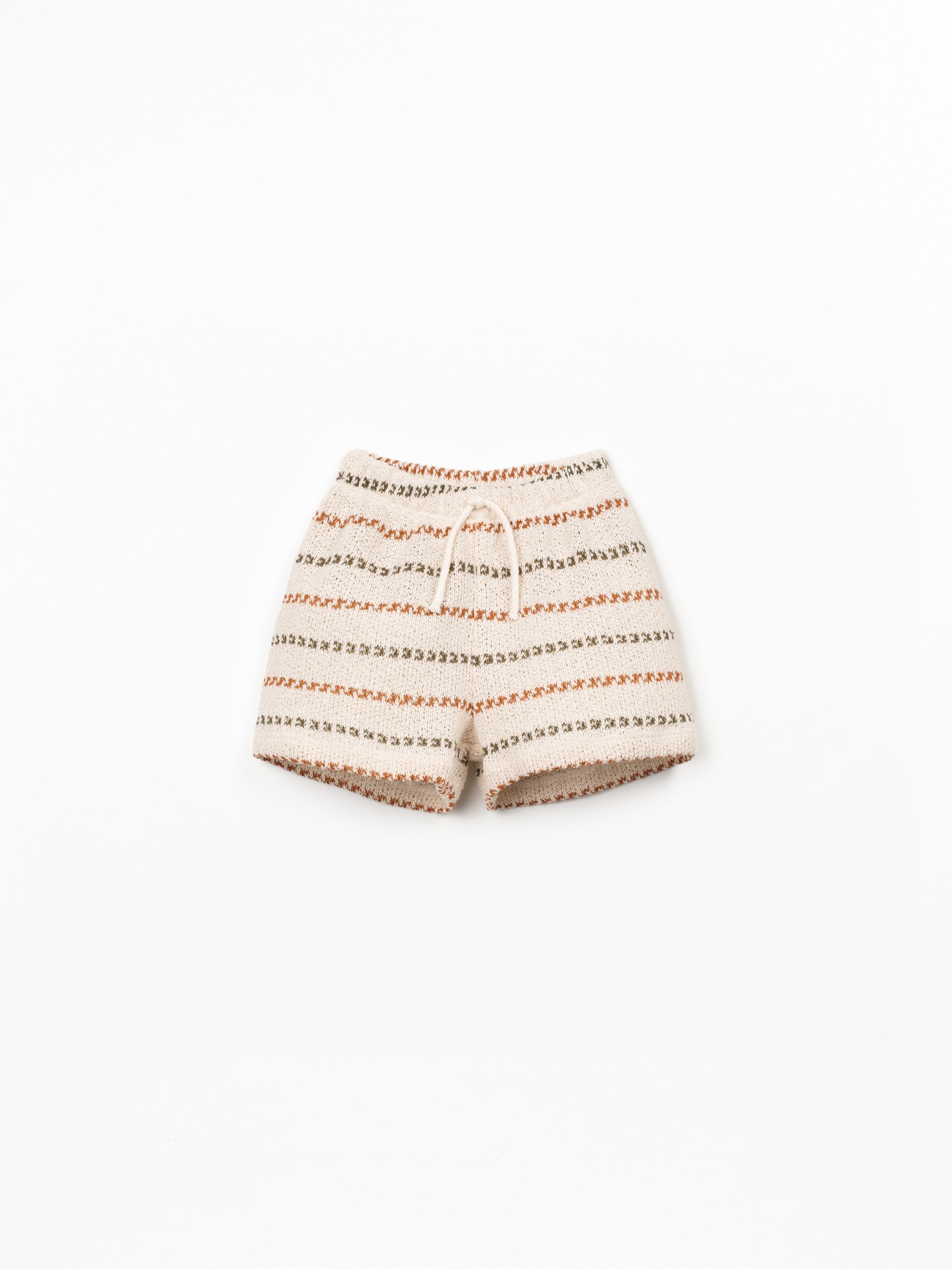 Pantaloncini in misto fibre riciclate e fibre naturali