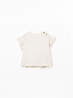 T-shirt in maglina di cotone biologico e riciclato